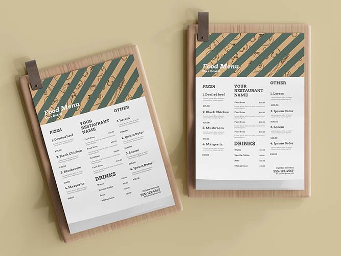 Сеты для ресторанов и кафе • Печать сетови меню для ресторана в Киеве